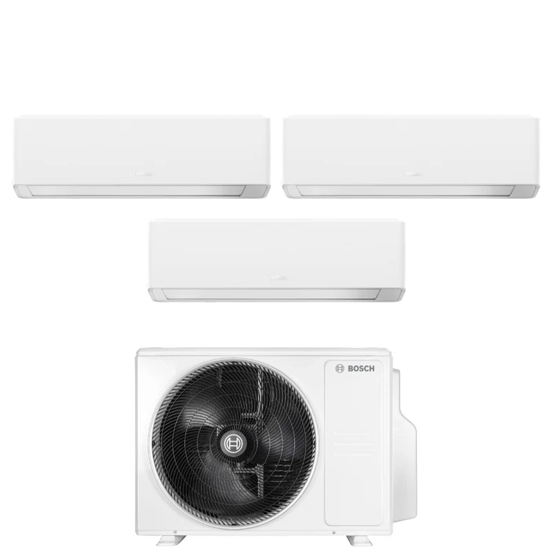 Condizionatore Trial Split Bosch CLIMATE 7000i WHITE 7+12+15 con 5000M 79/3 E R-32 Wi-Fi Integrato