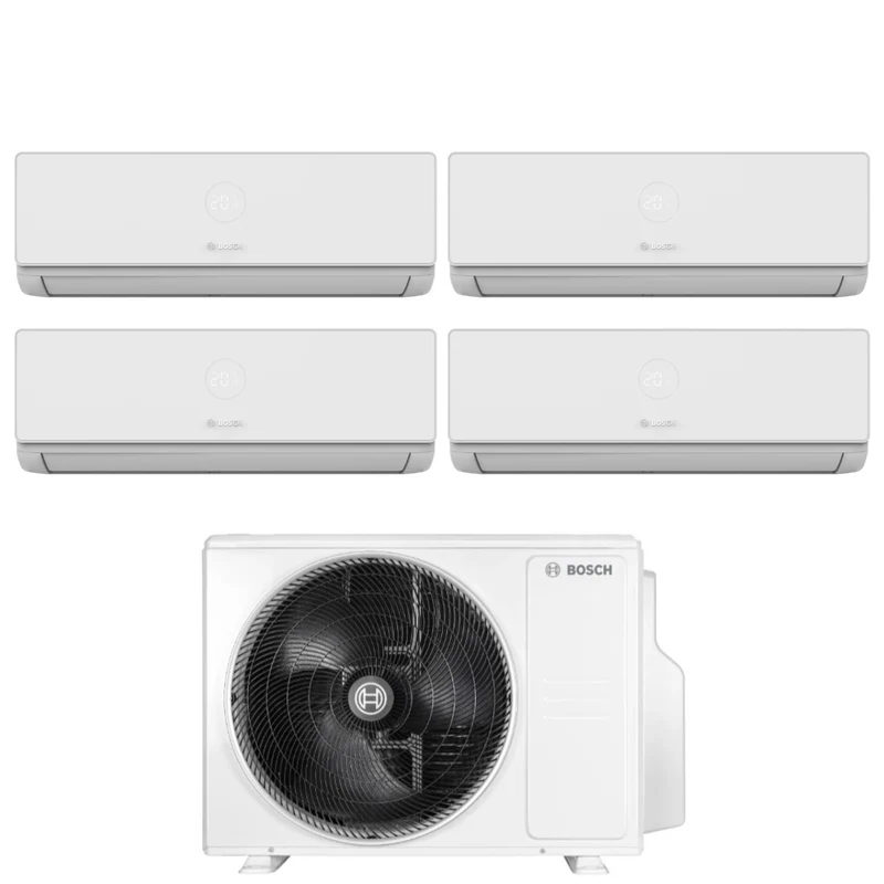 Condizionatore Quadri Split Bosch CLIMATE 4000i 9+9+9+9 con 5000M 82/4 E R-32 Wi-Fi Optional