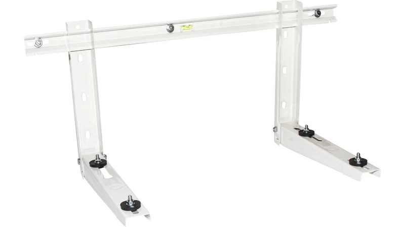 Fischer Mensola per Climatizzatore Esterno KLIMA KLIK 420 - Acciaio Zincato, Braccio 420 mm, con Tasselli e Piedini Antivibranti