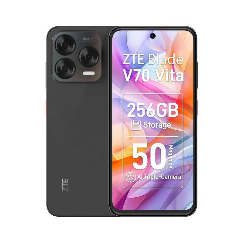 ZTE Blade V70 Vita Smartphone 6,7" 4G Dual SIM 4GB RAM 256GB 50MP 5000mAh Grigio