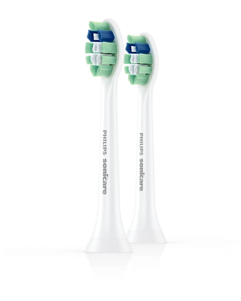 Philips Sonicare Testine di Ricambio Standard HX9022/07 Plaque Control 2 pz Bianco