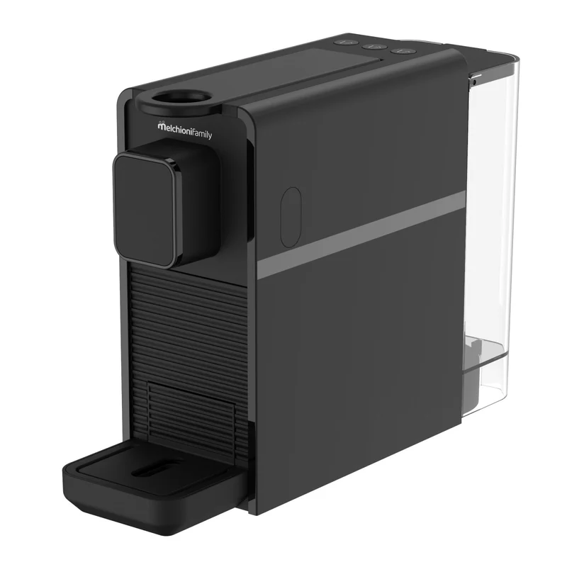 Melchioni Family Macchina da Caffè a Capsule Cremosa Compatibile Nespresso 20 Bar 1400W 0.5L Nera