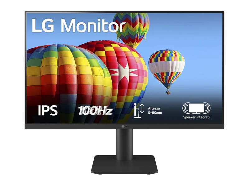 LG Monitor 27MS550-B 27" Full HD IPS 1920x1080 100Hz 5ms Altezza Regolabile Speaker Integrati Nero
