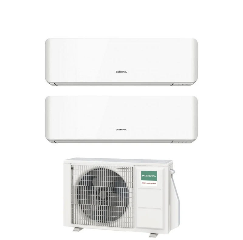 Condizionatore Dual Split General Fujitsu Standard KM 7+14 con AOHG18KBTA2 R-32 Wi-Fi Integrato