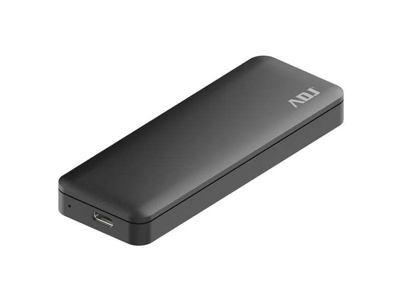 ADJ Box Esterno per SSD M.2 NVMe PCIe AHS07 USB 3.1 GEN2 Alluminio Nero