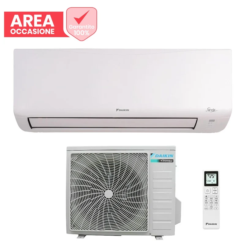 AREA OCCASIONI 2316 Climatizzatore Condizionatore Daikin Inverter serie SIESTA ATXC-D 18000 Btu ATXC50D + ARXC50D R-32 Wi-Fi Optional