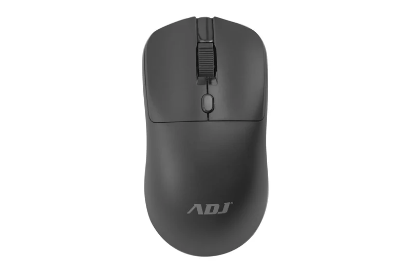 ADJ Mouse Wireless Vidia 2.4GHz Ricaricabile USB-C 800-1600 DPI 3 Tasti Nero