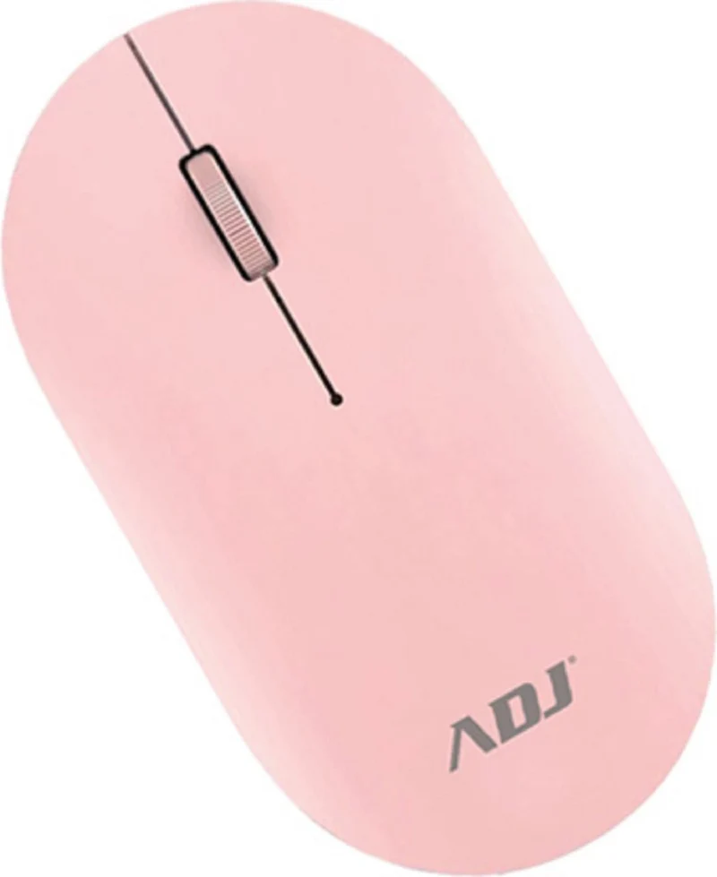 ADJ Mouse Wireless Ottico 3D Egg Pink 510-00041 1000 DPI 3 Tasti Rosa