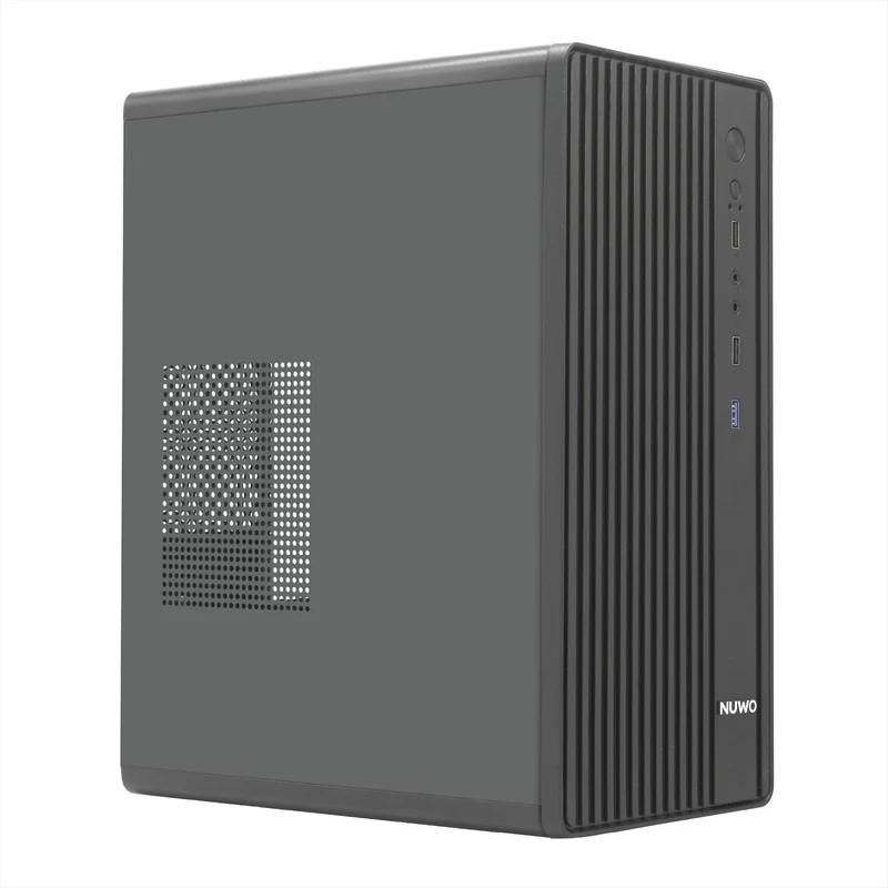 Nuwo Opal ZK450 Case PC Mini Tower MicroATX con Alimentatore 500W USB 3.0 Nero