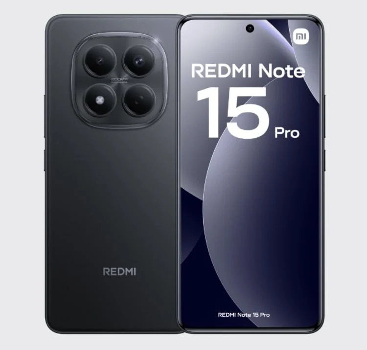 Xiaomi Redmi Note 15 Pro 8GB 256GB 6.77 pollici Smartphone Nero