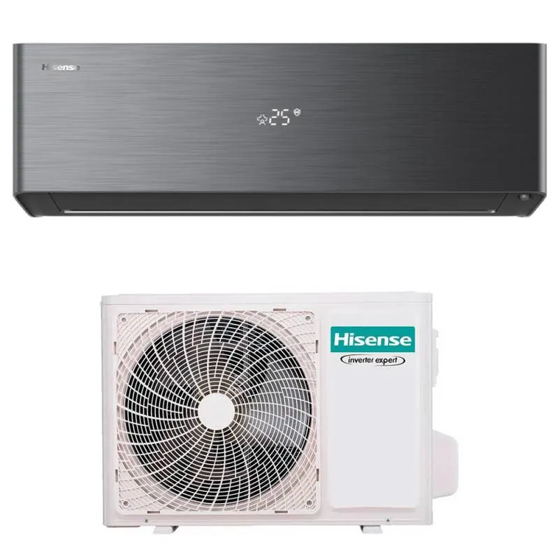 Condizionatore Hisense Energy Pro X Black 12000 Btu QH35XV4BG R-32 Wi-Fi Integrato