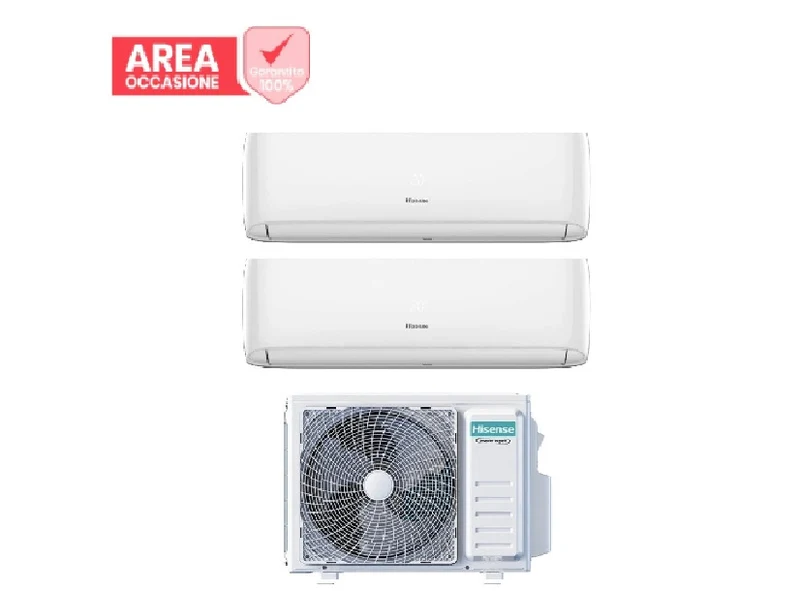 AREA OCCASIONI 2279 Condizionatore Dual Split Hisense Hi-Comfort 9+9 con 2AMW35U4RGC Dual Split R-32 Classe A++/A+