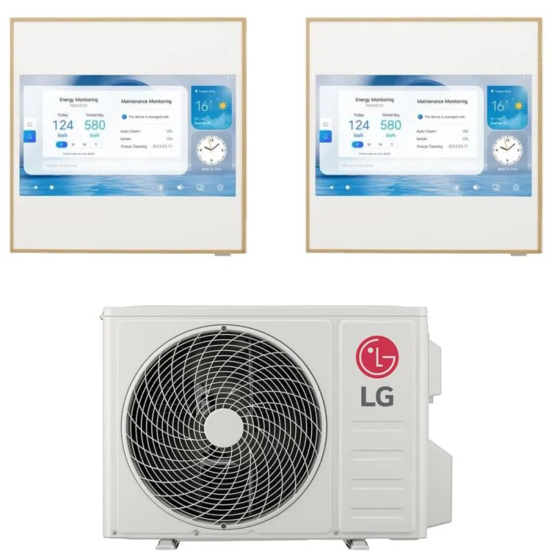 Condizionatore Dual Split LG Artcool Gallery LCD 12+12 con MU3R19 R-32 Wi-Fi Integrato