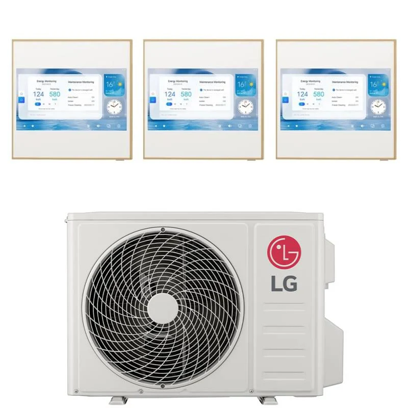 Condizionatore LG Dual Split Inverter ARTCOOL GALLERY LCD 9+9+9 con MU3R19 R-32 Wi-Fi integrato