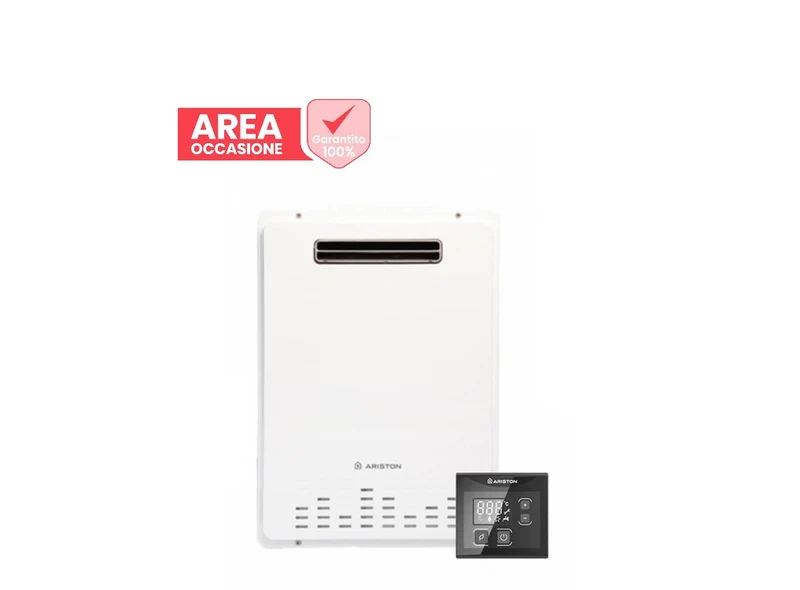 AREA OCCASIONI 2296 Scaldabagno a Gas Ariston NEXT EVO X OUTDOOR 26 EU Metano 26 lt Da Esterno Low NOx 3632462