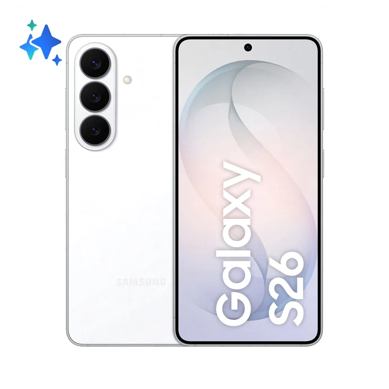 Samsung Galaxy S26 Smartphone 5G 512GB RAM 12GB Tripla Camera 50MP Android 16.0 Bianco