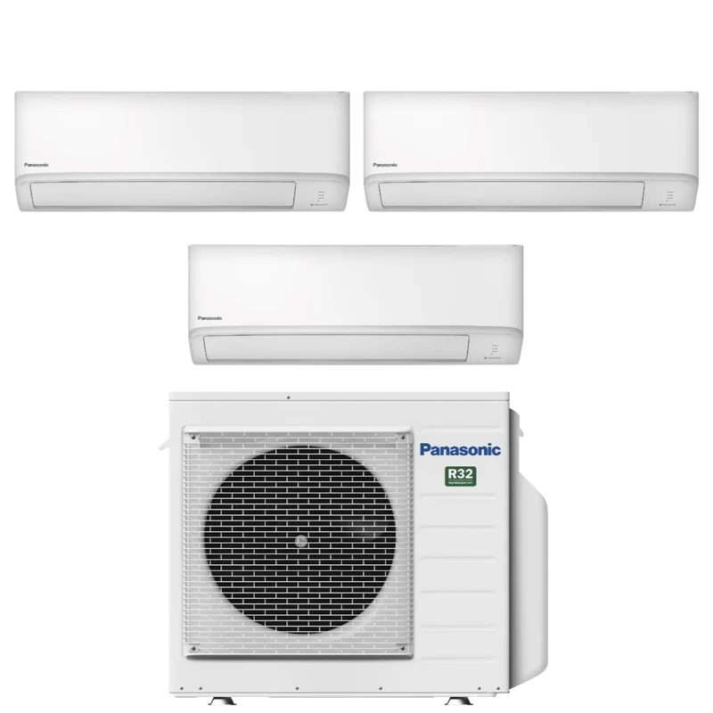 Condizionatore Trial Split Panasonic TZ 9+9+18 con CU-3Z68TBE R-32 Wi-Fi Integrato