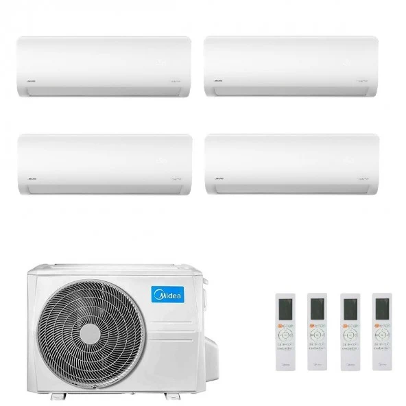 Condizionatore Quadri Split Midea Xtreme Pro Green 9+12+12+18 Btu con M4O-36 R-32 Wi-Fi integrato