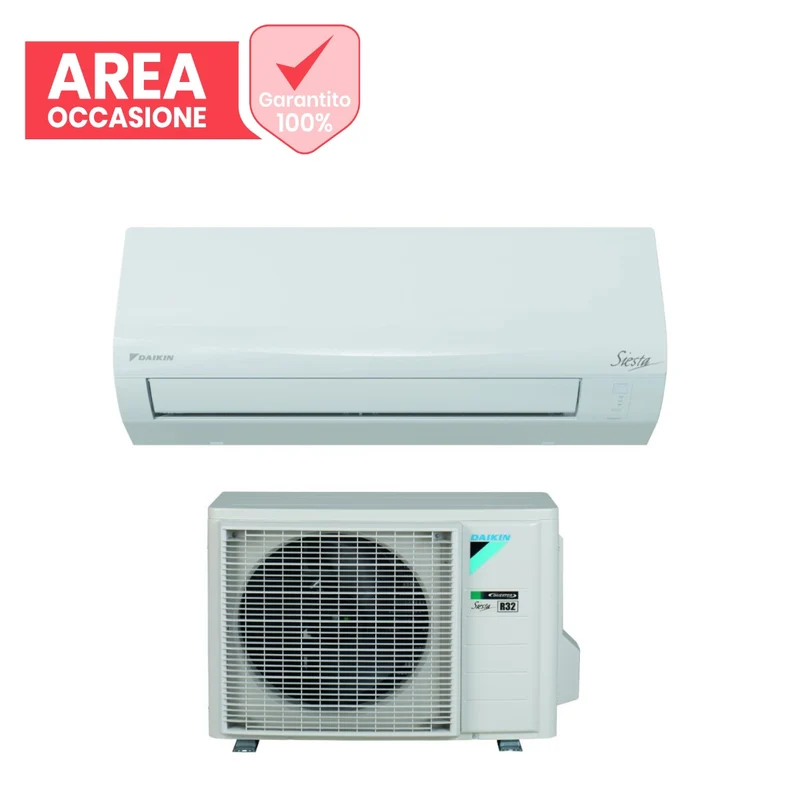 AREA OCCASIONI 2287 Condizionatore Daikin Inverter serie SIESTA ATXF-F 9000 Btu ATXF25F + ARXF25F R-32 Wi-Fi Integrato Classe A++/A+