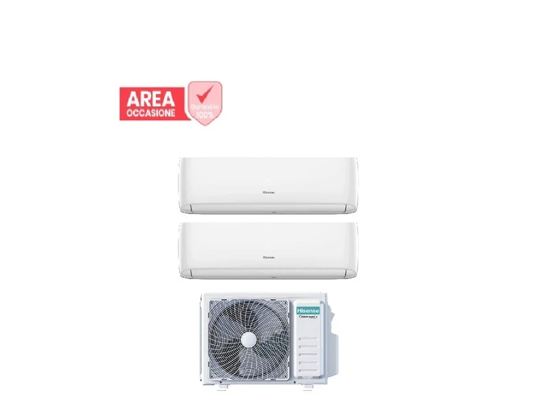 AREA OCCASIONI 2290 Condizionatore Dual Split Hisense Hi-Comfort 9+9 con 2AMW52U4RXC Dual Split R-32 Classe A++/A+