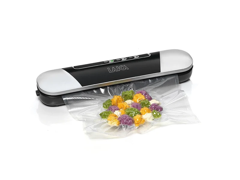 Laica VT3205 Macchina per Sottovuoto Solo Sigillatura 600 mbar 90W Nero e Argento