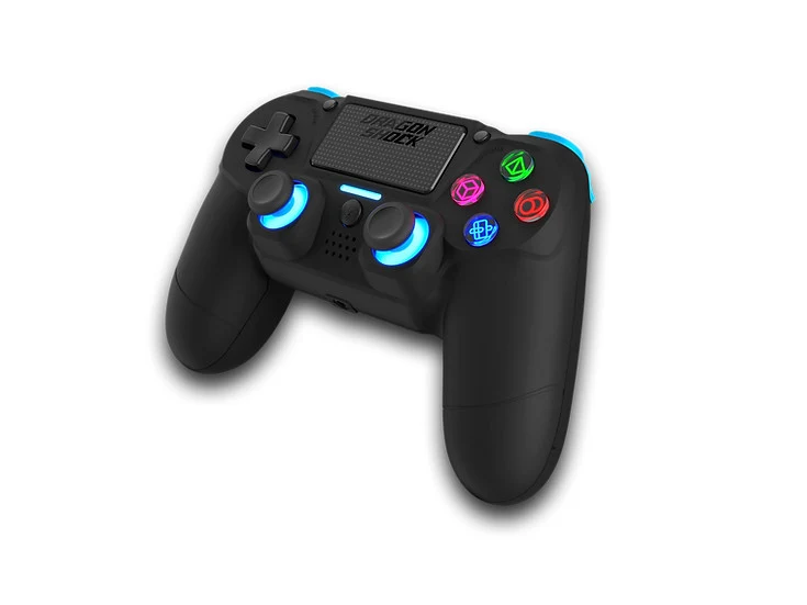 Dragonshock DSCPS4-BK Gamepad Wireless per PlayStation 4 Nero Bluetooth Ricaricabile