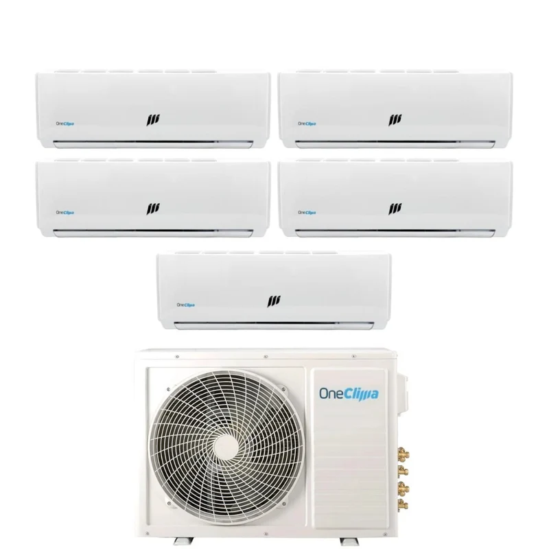 Condizionatore OneClima Penta Split Inverter serie PRO 9+9+9+9+12 con MLT42x5/Y24 R-32 Wi-Fi Optional 9000+9000+9000+9000+12000