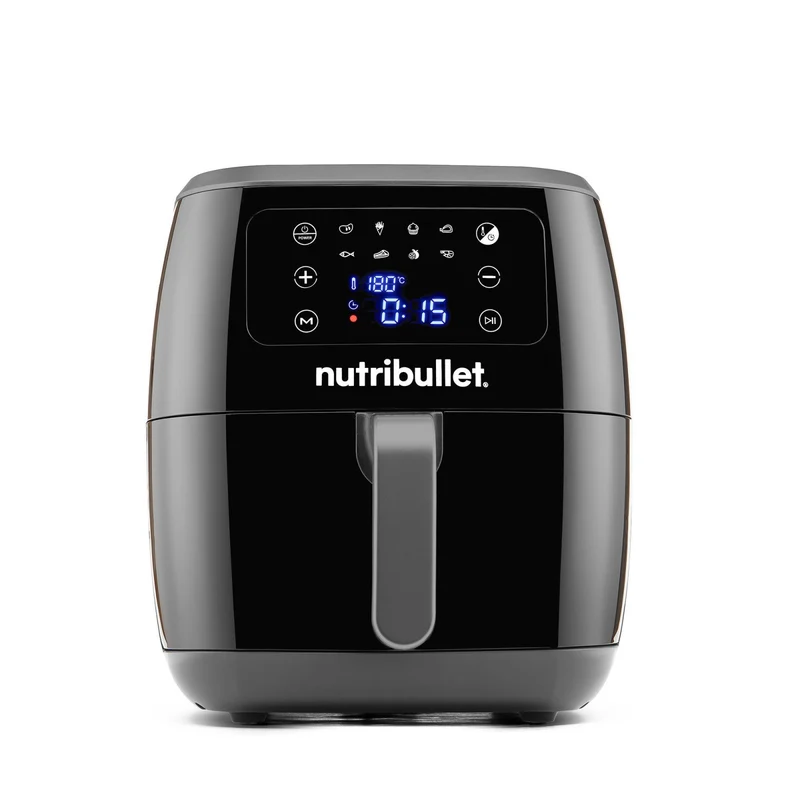 NutriBullet Friggitrice ad Aria Digitale NBA071B 7L Nero - 8 Programmi Touch