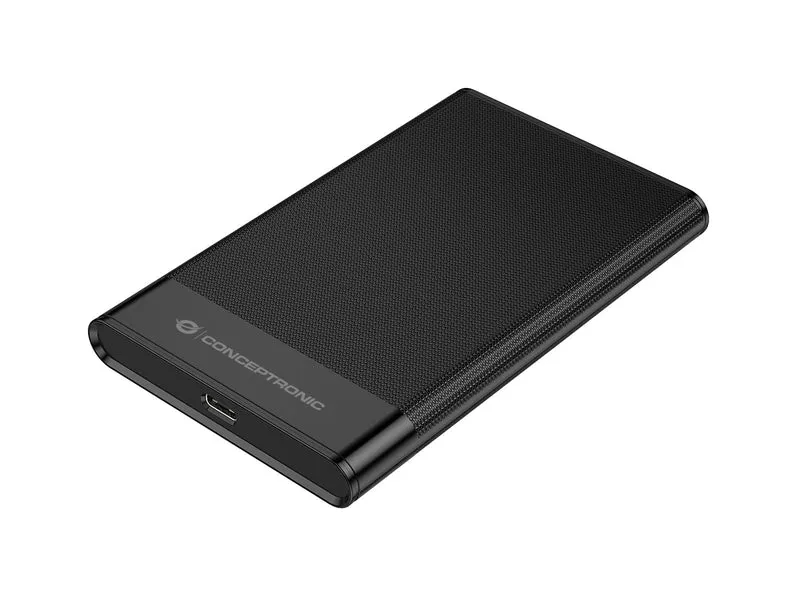 Conceptronic DANTE06B Box Esterno HDD/SSD 2.5" USB 3.2 Nero per SATA fino a 10TB
