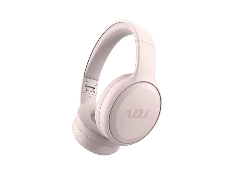 ADJ Deep Plus 2.0 Cuffie Bluetooth 5.1 con Microfono Pieghevoli 400mAh Rosa Pastello