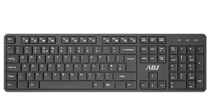 ADJ Tastiera Wireless Silent 103 tasti Ultra Slim AZERTY Bluetooth