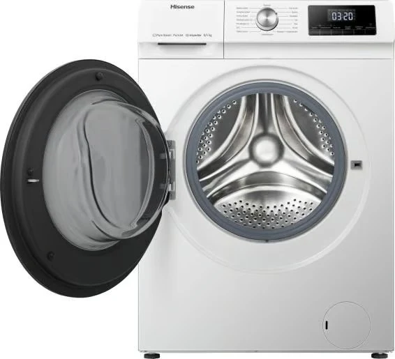 Lavasciuga WDQA9014EVJM Hisense 9 Kg (Lavaggio) 6 Kg (Asciugatura) 1400 Giri (A85xL60xP61) Bianco
