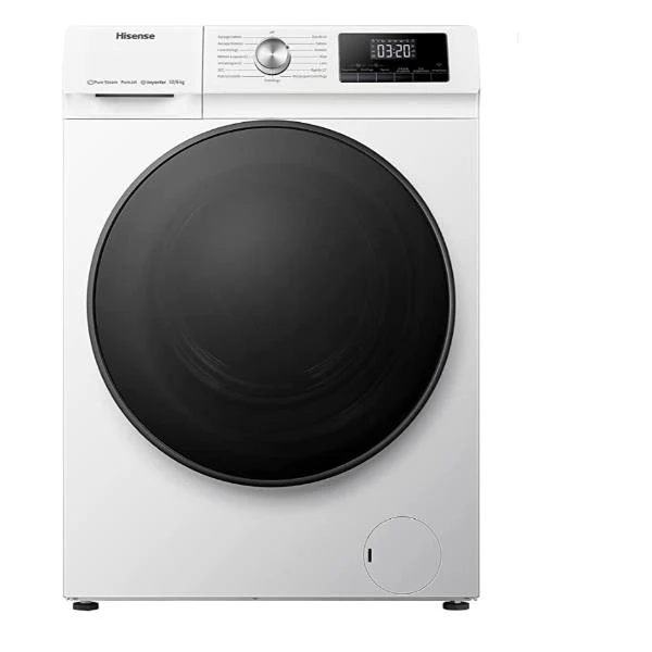 Lavasciuga Hisense WDQA1014EVJM 10 Kg (Lavaggio) 6 Kg (Asciugatura) 1200 Giri (A84xL59,5xP61) Bianco