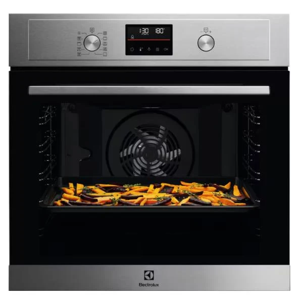 Forno Elettrico Ventilato Electrolux Serie 700 EOM4P46TX 72 Litri Classe A+ (A58,9xL59,4xP56,9) Multifunzione Con Pulizia Pirolitica