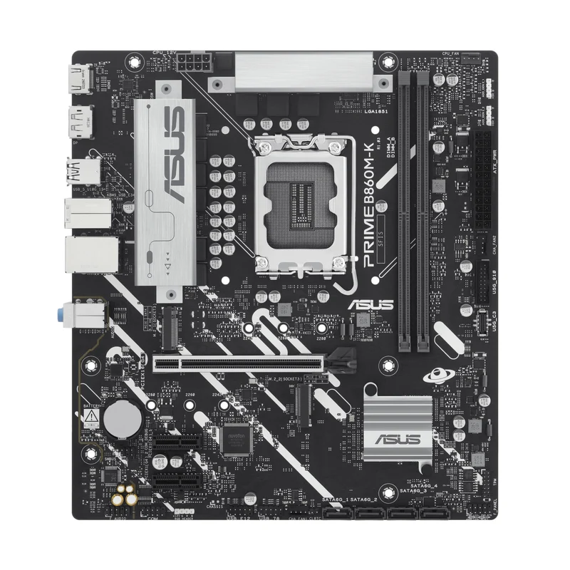 ASUS PRIME B860M-K Scheda Madre Intel B860 LGA 1851 Micro ATX DDR5 M.2 PCIe 5.0