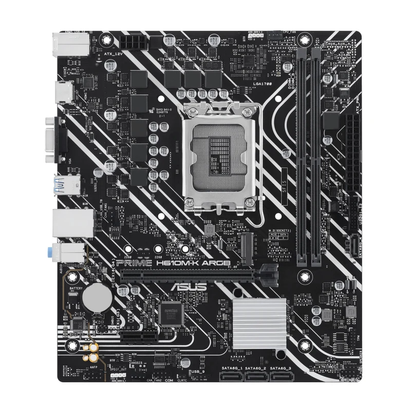 ASUS PRIME H610M-K Scheda Madre micro ATX Intel H610 LGA 1700 DDR5 ARGB