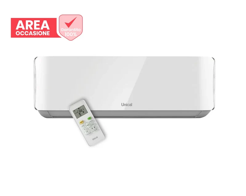 AREA OCCASIONI Unità Interna a Parete Unical Inverter serie AIR CRISTAL 10000 Btu KMUN 10HI R-32 Wi-Fi Optional