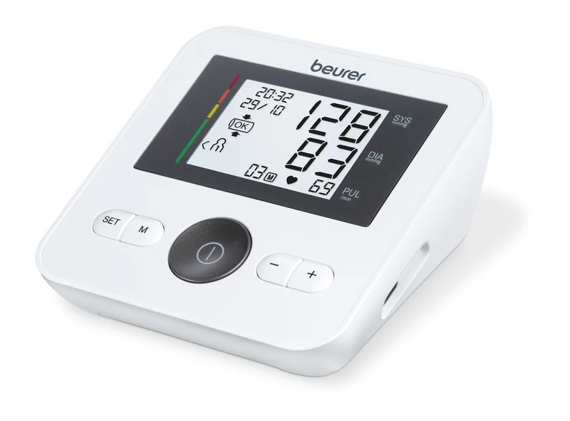 Beurer BM 27+ Misuratore Pressione Automatico Braccio 4 Utenti LCD Grigio Bianco