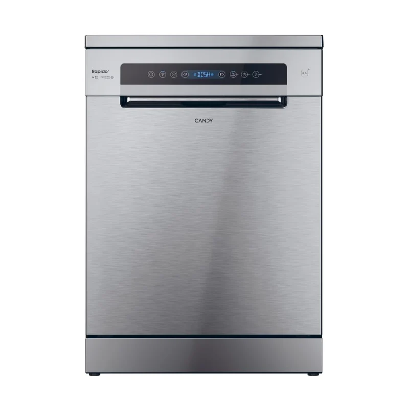 Lavastoviglie Candy Rapidò CF 6C4F1X 16 Coperti Classe C (A85xL59,7xP59,8) Wi-Fi e BLE Inox