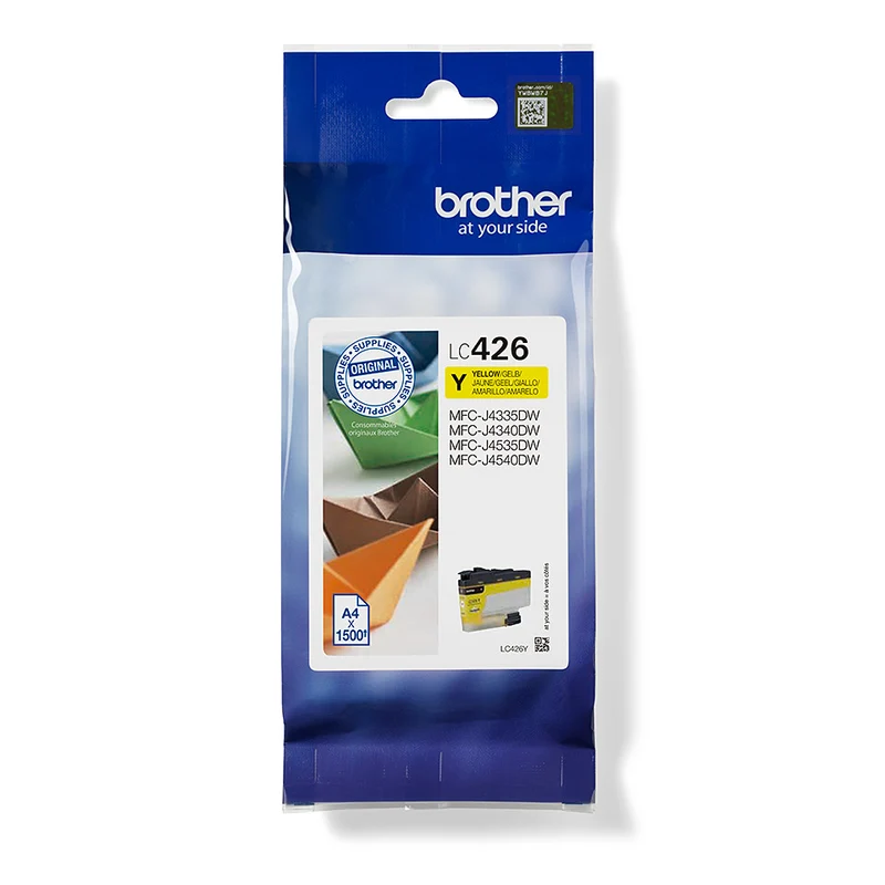 Brother Cartuccia d'inchiostro LC426Y Giallo Originale 1500 pagine per MFC-J4340DW
