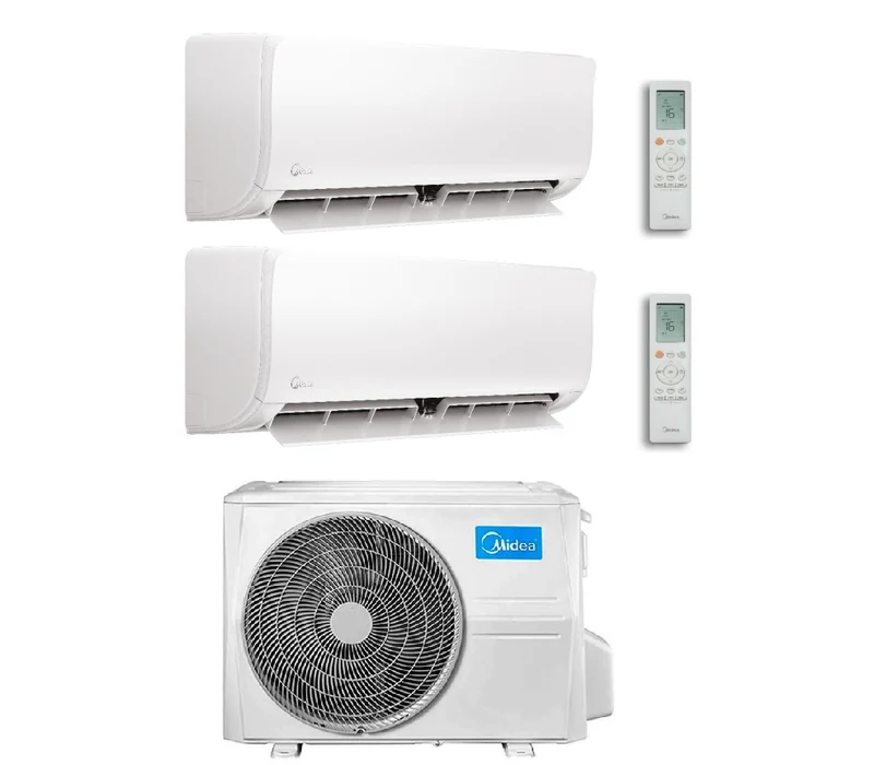 Condizionatore Dual Split Midea Xtreme Pro Green 9+9 con M2OE-18HFN8-Q R-32 Wi-Fi integrato