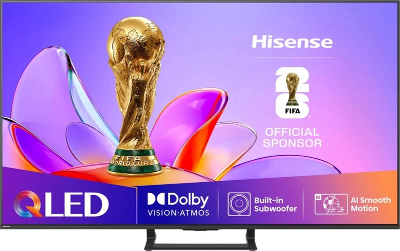 Hisense TV OLED 65A86Q 65 Pollici 4K Ultra HD Smart TV Vidaa U8 Dolby Vision IQ Dolby Atmos Nero