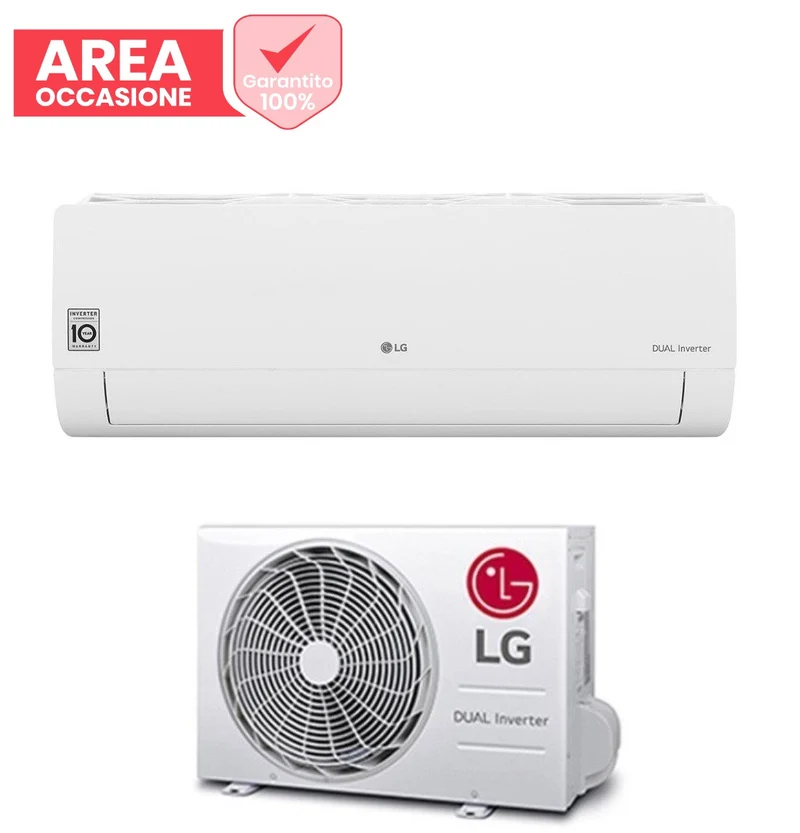 AREA OCCASIONI Climatizzatore Condizionatore LG Inverter Serie Libero Smart 9000 Btu S09ET NSJ Wi-Fi Integrato R-32 Classe A++/A+