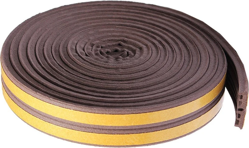 Parafreddo per porte e finestre in gomma Cardinale 9 mm x 6 mt - bianco