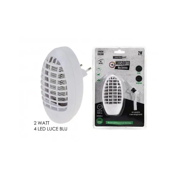 Lampada Antizanzare Elettrica A Presa 2w