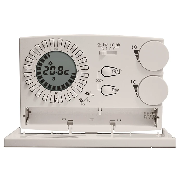 Cronotermostato Analogico Digitale Settimanale PERRY ELECTRIC da parete serie EASY 1CR CR309/S