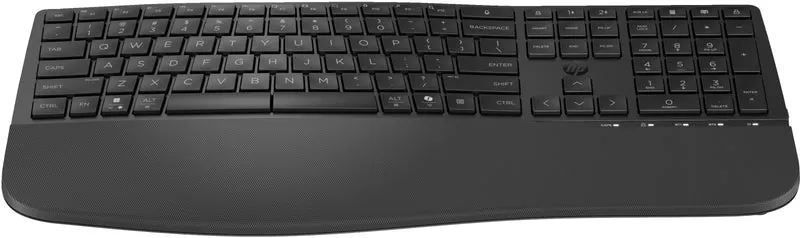 HP Tastiera 685 Comfort Wireless Full-size per Ufficio Nero Dual-Mode RF e Bluetooth