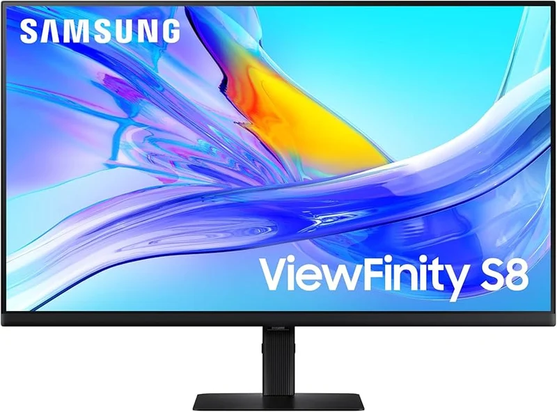 Samsung Monitor 32" ViewFinity S8 LS32D806UBUXEN 4K UHD IPS 60Hz HDR10 USB-C Hub USB
