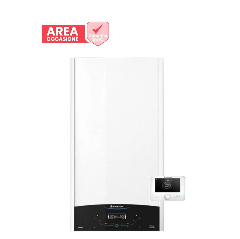 AREA OCCASIONI Caldaia a Condensazione Ariston GENUS ONE+ NET 30 kW Low NOx Wi-Fi Metano/Gpl con Sensys di Serie Completa di Kit Scarico Fumi 3301775
