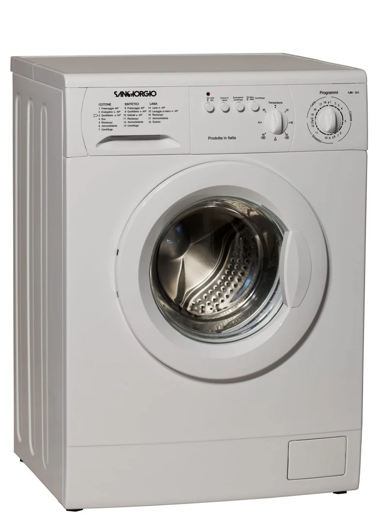 SANGIORGIO S5510C Lavatrice 7 Kg Classe A+++ 1000 giri/min Bianco